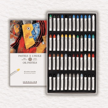 Sennelier Assorted olejové pastely 48 ks