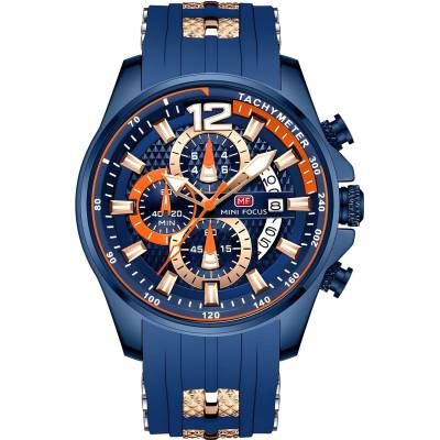 MINI FOCUS Часовник Mini Focus NE-23885 - Син KP23885 (NE-23885)