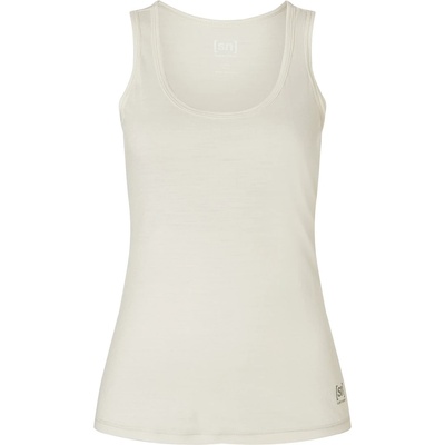super. natural Дамски потник super. natural Women's Sierra 140 Tank Top - Fresh White - размер XL (114-2940-0315)