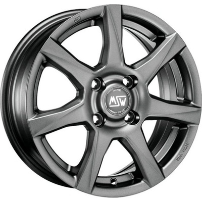 MSW 77 5x14 4x100 ET35 matt dark grey