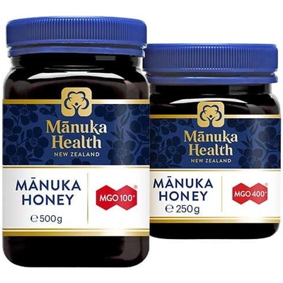 Manuka Balíček Květový Med MGO 100+ 500 g a MGO 400+ 250 g