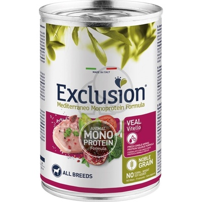 Exclusion Mediterraneo Monoprotein Formula All Breeds консерва за кучета - телешко 400 г