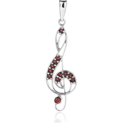 Český Granát Jan Kos Jewellery Stříbrný přívěsek 14069545002