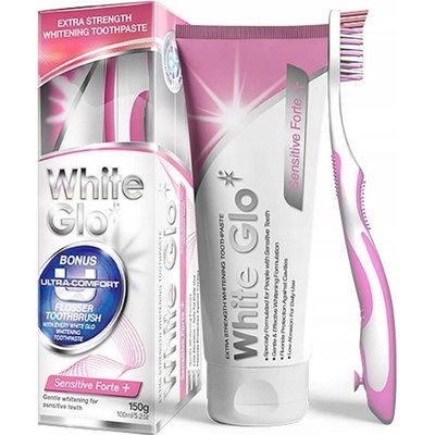 White Glo Sensitive Forte+ bieliaca pasta pre citlivé zuby 100 ml