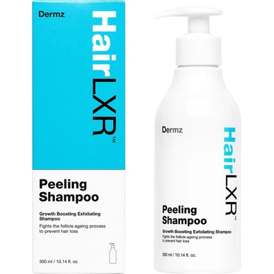Dermz HairLXR 300 ml peelingový šampón