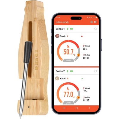 TESLA Cook BBQ200 - bezdrátová teplotní sonda – Sleviste.cz