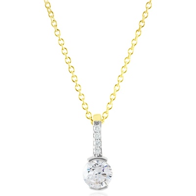 Gemmax Zlatý řetízek s přívěskem GLSCB-02301-36261