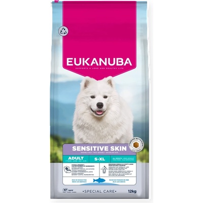 EUKANUBA Special Care Sensitive Skin за възрастни кучета с чувствителна кожа 12 кг