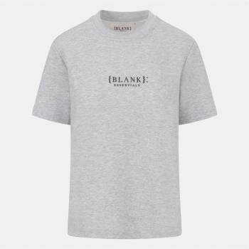 Blank Essentials Дамска тениска Blank Essentials Blank E Core Puff Print T-Shirt Ladies - Grey Marl
