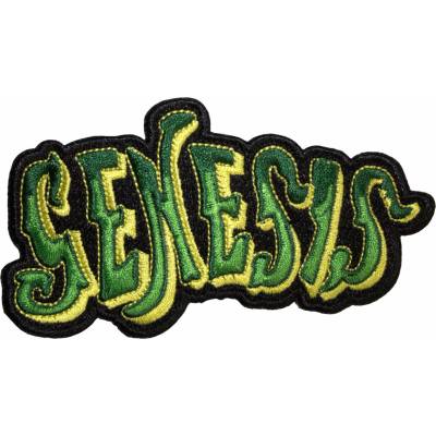 Nažehlovačka Genesis - Classic Logo Cut-Out Green, Zelená,Univerzálna