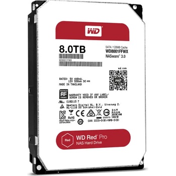 Western Digital WD Red Pro 3.5 8TB 7200rpm 128MB SATA3 (WD8001FFWX)