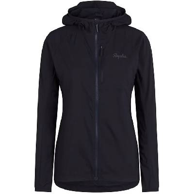 Dámska cyklistická bunda Rapha Women'S Trail Lightweight Jacket - Black/Grey M