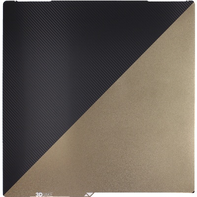 3DJAKE Плоча за вграждане от PET/PEI - въглерод - 430 x 430 mm V2 (CARBP-430X430V2)