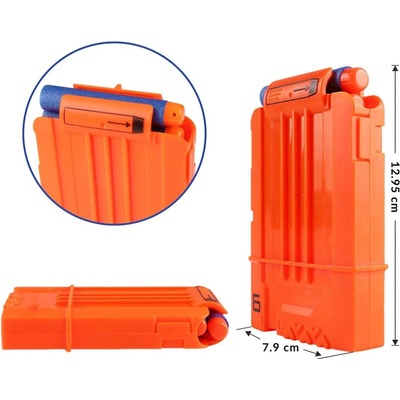 Nerf Zásobník na 6 šípů pro odpalovače