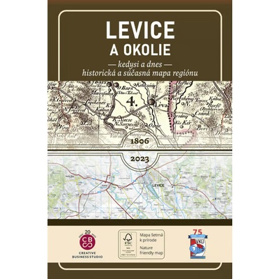 Porovnávacia mapa Levice a okolie kedysi a dnes - CBS