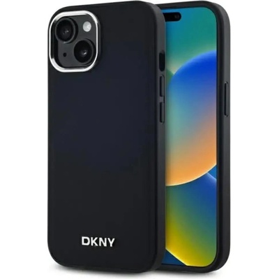 DKNY Plain Logo MagSafe Калъф за iPhone 14 - черен (3666339260071)