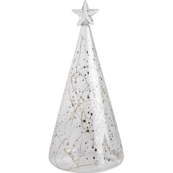 Raeder LED фенер, коледна елха, 22 см, сребрист (C89961)