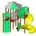 Playfactory КОМБИНИРАНО ДЕТСКО СЪОРЪЖЕНИЕ ps0041-2