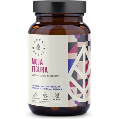 Aura Herbals Добра фигура (с бодлива круша, зелен чай, гарциния камбоджа и гимнема) 60 капсули | Aura Herbals (12263 AH)