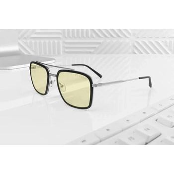 GUNNAR Компютърни очила GUNNAR Baron Silver - Amber (BAR-05001)