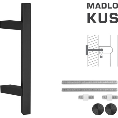 FT - MADLO kód K31Z 25x25 mm UN ks Rozteč madla: 400 mm, Dĺžka: 600 mm, Rozmer profilu madla: 25x25 mm