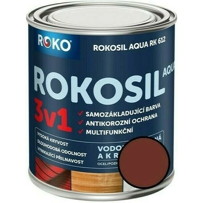 Rokosil Aqua 3v1 RK 612 3l červenohnědá 8440