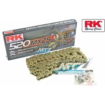 RK Racing Chain Řetěz 520 MXZ5 114