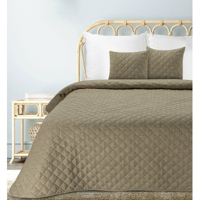 Takoy PREMIUM prehoz 170x210 cm so štruktúrou ľanu prešívaný-HF-436566 170 x 210 cm
