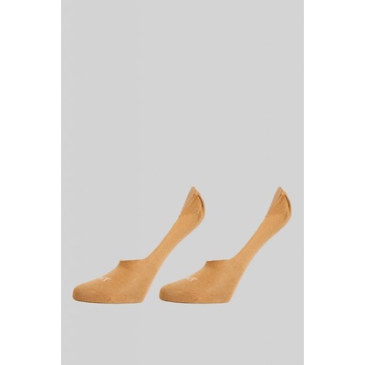 Gant ponožky INVISIBLE SOCKS 2-PACK hnedá
