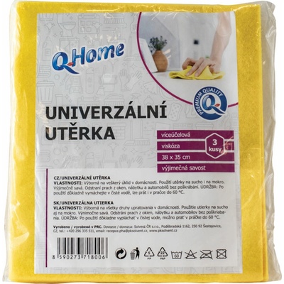 Q Home utierka Univerzálna 3 ks