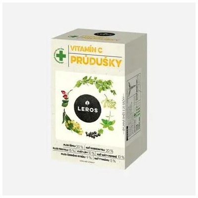 Leros Vitamín C průdušky 6 x 20 sáčků