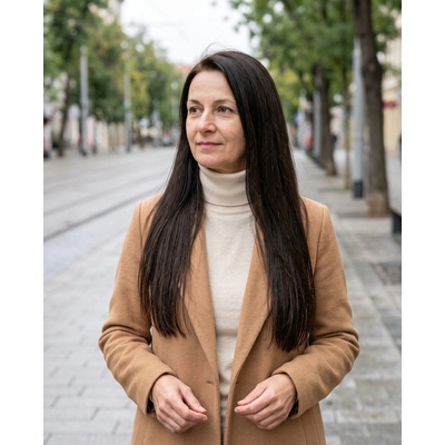 Hairlora Clip-in vlasy – #06 Čokoládová - Sada 8 pásov – 70 cm / 180 g