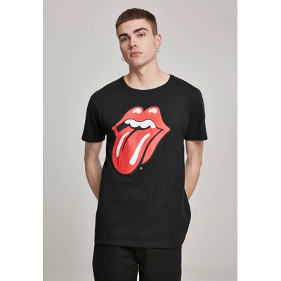 MERCHCODE Мъжка тениска Merchcode Rolling Stones Tongue в черен цвятUB-MC327-00007 - Черен, размер XS