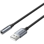 Vention външна звукова карта USB Sound card 1-Port 0.25M Gray - CVFHC (CVFHC) - xtreme Звукови карти