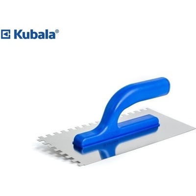KUBALA 0404 Hladítko nerez zub 8mm 270x130 plast.rukojeť