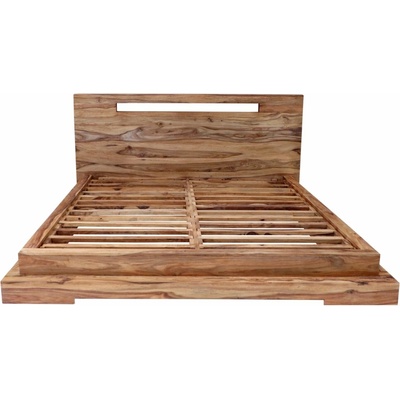 AV interiery Tara Bed masiv palisandr / světle medová