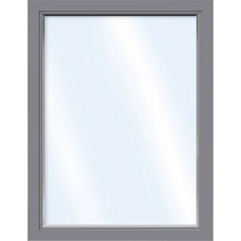 ARON Plastové okno fixné zasklenie Basic biele/antracit 850 x 1950 mm (neotvárateľné)