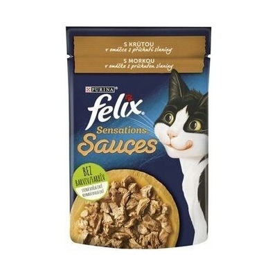 Felix Sensations Sauce Surprise krůta slanina v omáčce 85 g