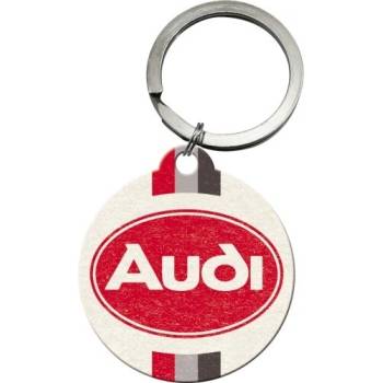 Prívesok na kľúče Audi Logo Red