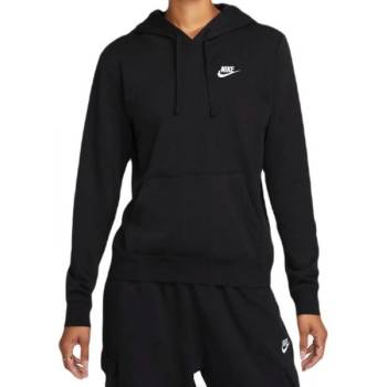 Nike Дамска блуза с дълъг ръкав Nike Sportswear Club Fleece Pullover Hoodie - Черен