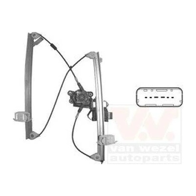 Mechanizmus zdvíhania okna VAN WEZEL 0956267