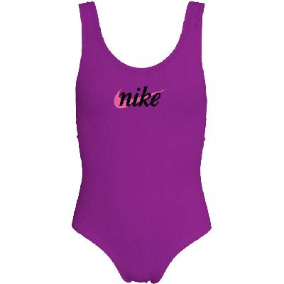 Бански костюм Nike Kids' Classic Low Back One Piece Swimsuit - Purple