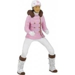 Papo Riding girl in winter outfit