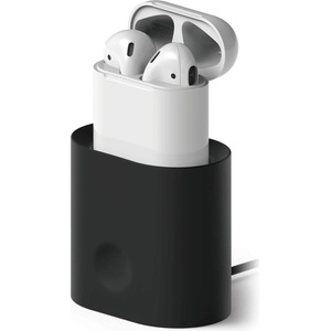 elago Док станция за зареждане на Apple Airpods - Elago Airpods Charging Station (черна) (EST-AP-BK)