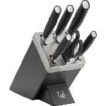 ZWILLING Самонаточващо се блокче с 5 ножа и ножица All Star черен блок сребърно (33780-500-0)