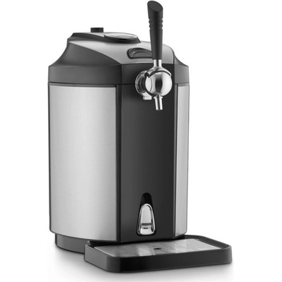 CASO Design Охлаждащ диспенсър за бира Caso BeerMaster, 65W, 5 л, 4-12°C, CO2, Регулуране на налягането, Свежест до 10 дни, Черен/сребрист (BeerMaster)