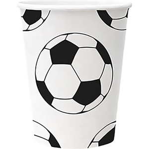 JUNIOR Хартиена чаша за еднократна употреба JUNIOR с футболна шарка 2, 5 dl 8 бр. PC8003500 (PC8003500)