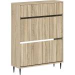 vidaXL Шкаф за обувки ZWOLLE 78 x 24 x 103 см Инженерна дървесина (896437)