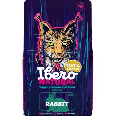 Ibero Grain Free Cat Senior Rabbit 2 kg