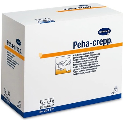 Peha-crepp obinadlo elastické fixační 10cm x 4m/100 ks 3031631